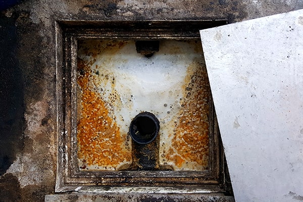 grease trap cleaning involves removing the build-up of grease, fats, and oils from the trap using specialized equipment